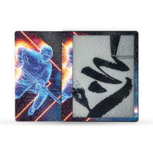 MightySkins Glnzende Glitzer-Skin, kompatibel mit Amazon Kindle Scribe (2022), Komplettumhllung  Glow Hockey | Schtzendes Hochglanz-Glitzer-F
