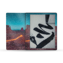 MightySkins Glnzende Glitzer-Skin, kompatibel mit Amazon Kindle Scribe (2022), vollstndige Umhllung  Monument Valley | Schtzendes Hochglanz