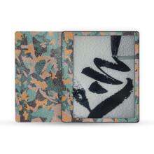 MightySkins Glnzende Glitzer-Skin, kompatibel mit Amazon Kindle Scribe (2022), vollstndige Umhllung  gedmpftes Camouflage | Hochglnzendes G