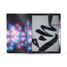 MightySkins Glnzende Glitzer-Skin, kompatibel mit Amazon Kindle Scribe (2022), vollstndige Umhllung  Neon-Eq | Schtzendes Hochglanz-Glitzer-