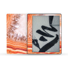 MightySkins Glnzende Glitzer-Skin, kompatibel mit Amazon Kindle Scribe (2022), Vollumhllung  Orange Quartz | Schtzende Hochglanz-Glitzeroberf