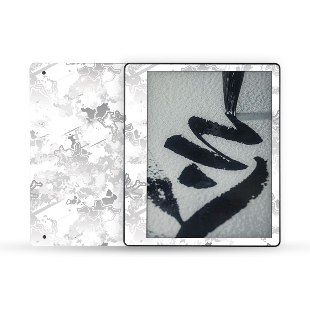 Mightyskins Skin Compatible With Amazon Kindle Scribe (2022) Full Wrap - Viper Snow | Protective Durable And Unique Vinyl Decal Wrap Cover | Easy To 197560687762