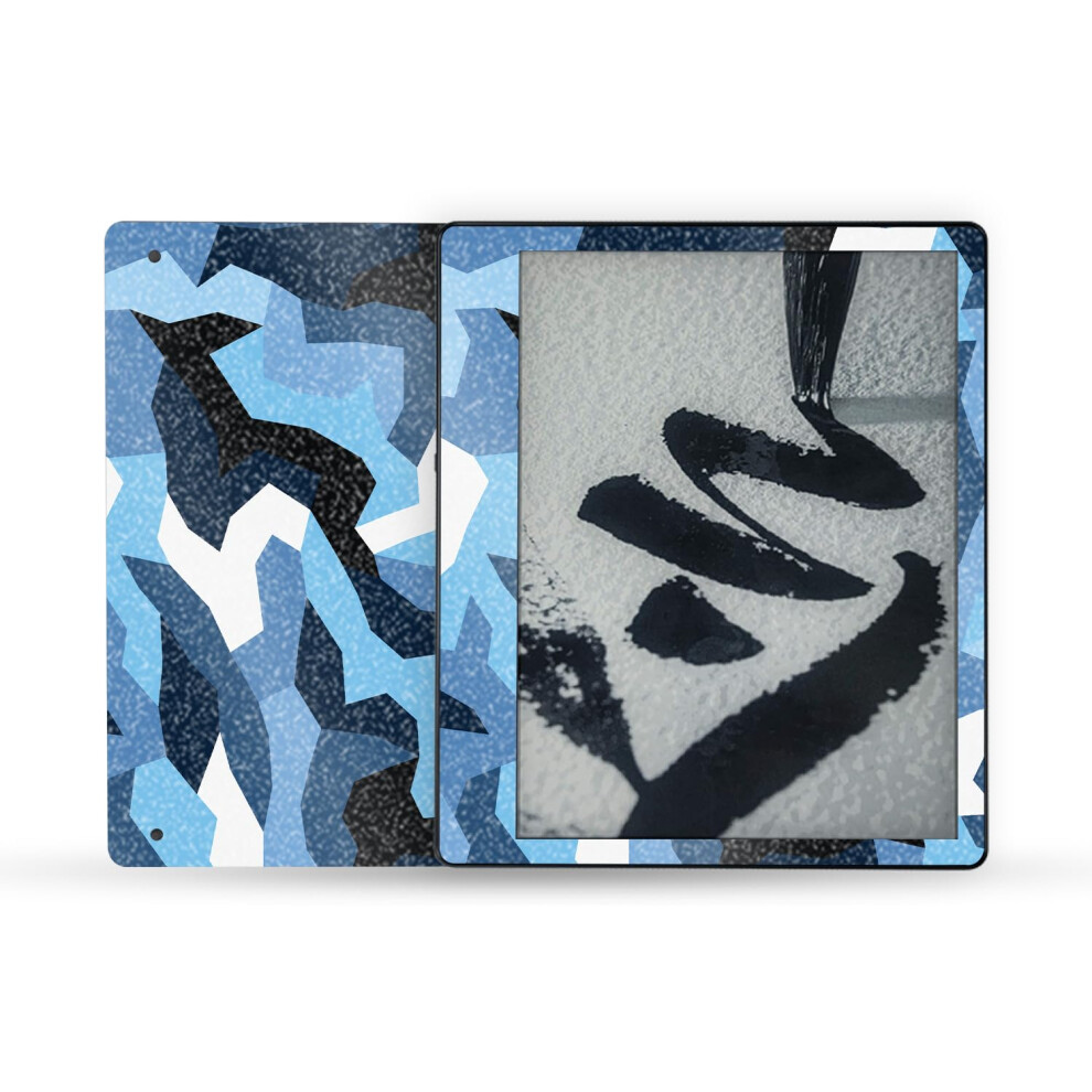 Mightyskins Glossy Glitter Skin Compatible With Amazon Kindle Scribe (2022) Full Wrap - Sky Camouflage | Protective High-Gloss Glitter Finish | Easy T 197560705121