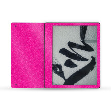 MightySkins Skin Brilhante Glitter para Amazon Kindle Scribe (2022) - Rosa Fúcsia | Acabamento Brilhante