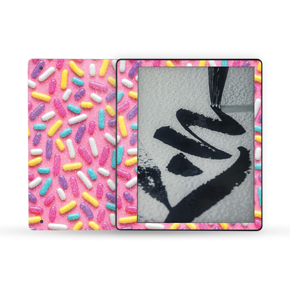 Mightyskins Glossy Glitter Skin Compatible With Amazon Kindle Scribe (2022) Full Wrap - Sprinkles | Protective High-Gloss Glitter Finish | Easy To App 197560705282