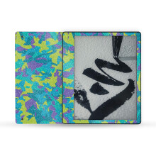 MightySkins Glnzende Glitzer-Skin, kompatibel mit Amazon Kindle Scribe (2022), Komplettumhllung  Sommer-Camouflage | Hochglnzendes Glitzer-F