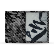 MightySkins Skin Carbon Fiber Compatível com Amazon Kindle Scribe (2022) - Camuflagem Preta