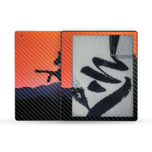 MightySkins Carbon Fiber Skin Compatível com Amazon Kindle Scribe (2022) - Bronco Sunset