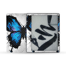 MightySkins Skin de Fibra de Carbono Compatível com Amazon Kindle Scribe (2022) - Butterfly Splash