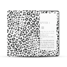 MightySkins Glossy Glitter Skin Compatible with Amazon Kindle Paperwhite 5 6.8-inch 11th Gen (2021) Full Wrap - Snow Leopard Print | High-Gloss Glitte