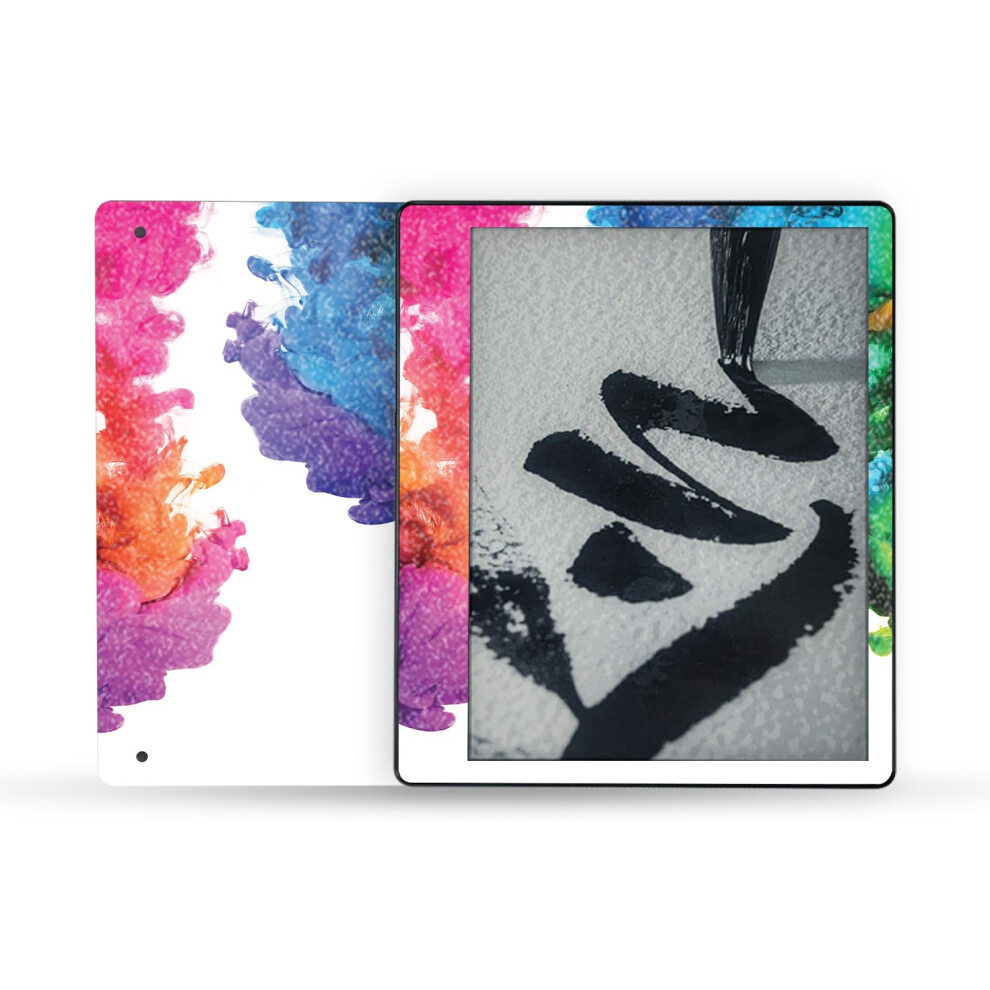 Mightyskins Glossy Glitter Skin Compatible With Amazon Kindle Scribe (2022) Full Wrap - Aqua Paint | Protective High-Gloss Glitter Finish | Easy To Ap 197560701970
