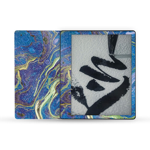 MightySkins Película Brilhante com Glitter Compatível com Amazon Kindle Scribe (2022) - Blue Pour