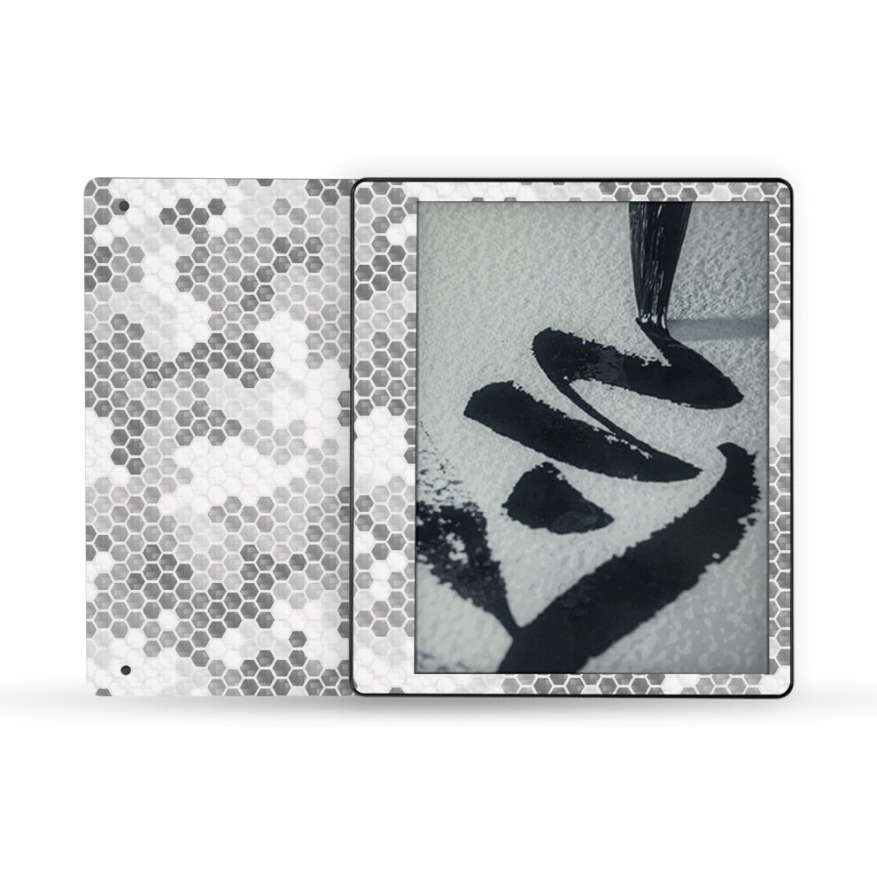 Mightyskins Carbon Fiber Skin Compatible With Amazon Kindle Scribe (2022) Full Wrap - Camo Hexadots | Protective Textured Carbon Fiber Finish | Easy T 197560693442