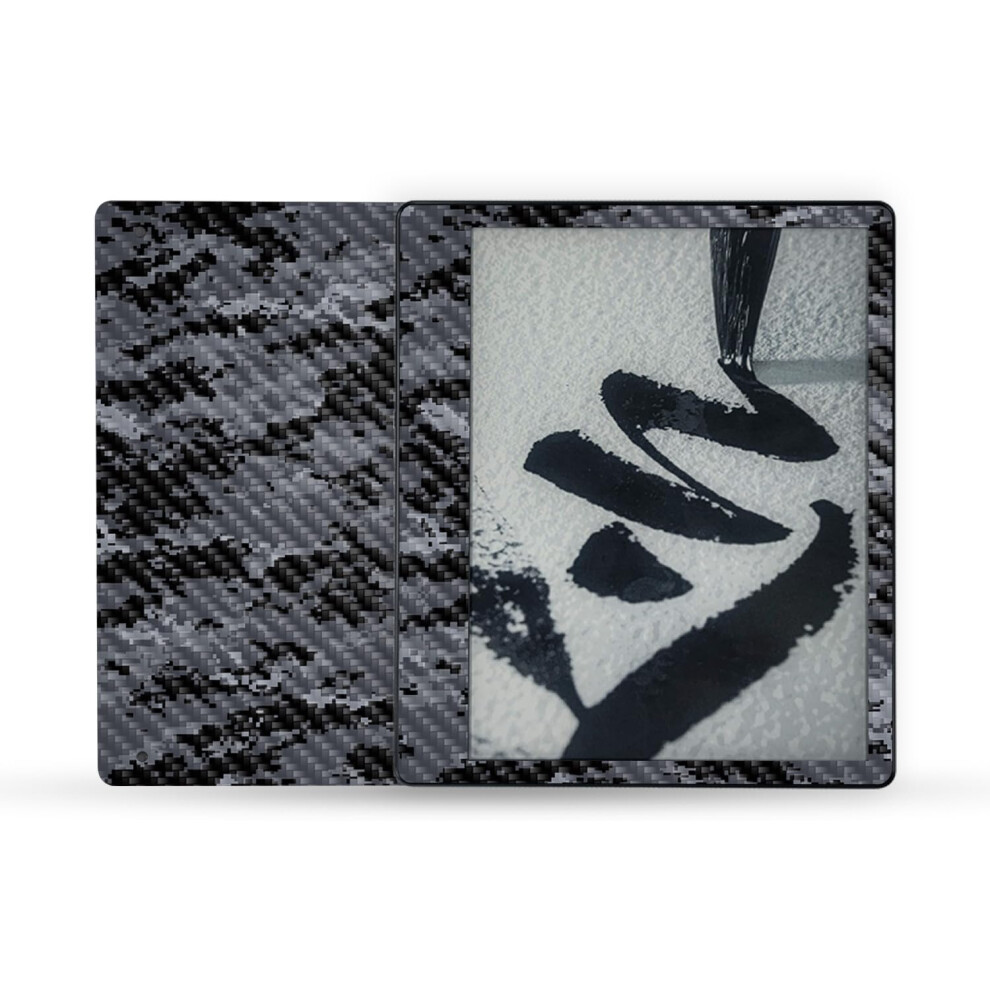 Mightyskins Carbon Fiber Skin Compatible With Amazon Kindle Scribe (2022) Full Wrap - Digital Camo | Protective Textured Carbon Fiber Finish | Easy To 197560693879