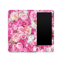 MightySkins Glossy Glitter Skin Compatible with Amazon Kindle 6-inch 11th Gen (2022) Full Wrap - Bed of Roses | Protective High-Gloss Glitter Finish