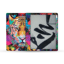MightySkins Carbonfaser-Skin, kompatibel mit Amazon Kindle Scribe (2022), vollstndige Umhllung  Neon Tiger | Schtzende strukturierte Carbonfa
