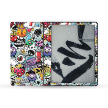 MightySkins Carbonfaser-Skin, kompatibel mit Amazon Kindle Scribe (2022), vollstndige Umhllung  Oddballs | Schtzende strukturierte Carbonfase