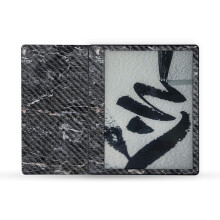 MightySkins Skin de Fibra de Carbono Compatível com Kindle Scribe (2022) - Onyx Marble