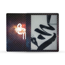 MightySkins Carbonfaser-Skin, kompatibel mit Amazon Kindle Scribe (2022), vollstndige Umhllung  Skorpion | Schtzende strukturierte Carbonfase