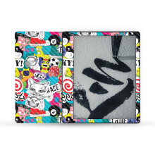 MightySkins Carbonfaser-Skin, kompatibel mit Amazon Kindle Scribe (2022), vollstndige Umhllung  Stickerbombe | Schtzende strukturierte Carbon