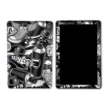 MightySkins Skin Compatible with Amazon Kindle Fire HD 10 (2023) - Puppy Fall | Protective Durable and Unique Vinyl Decal wrap Cover | Easy to Appl