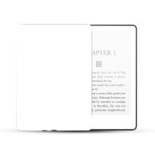 MightySkins Skin Compatible with Amazon Kindle Paperwhite 5 6.8-inch 11th Gen (2021) Full Wrap - Solid White | Protective Durable and Unique Vinyl D