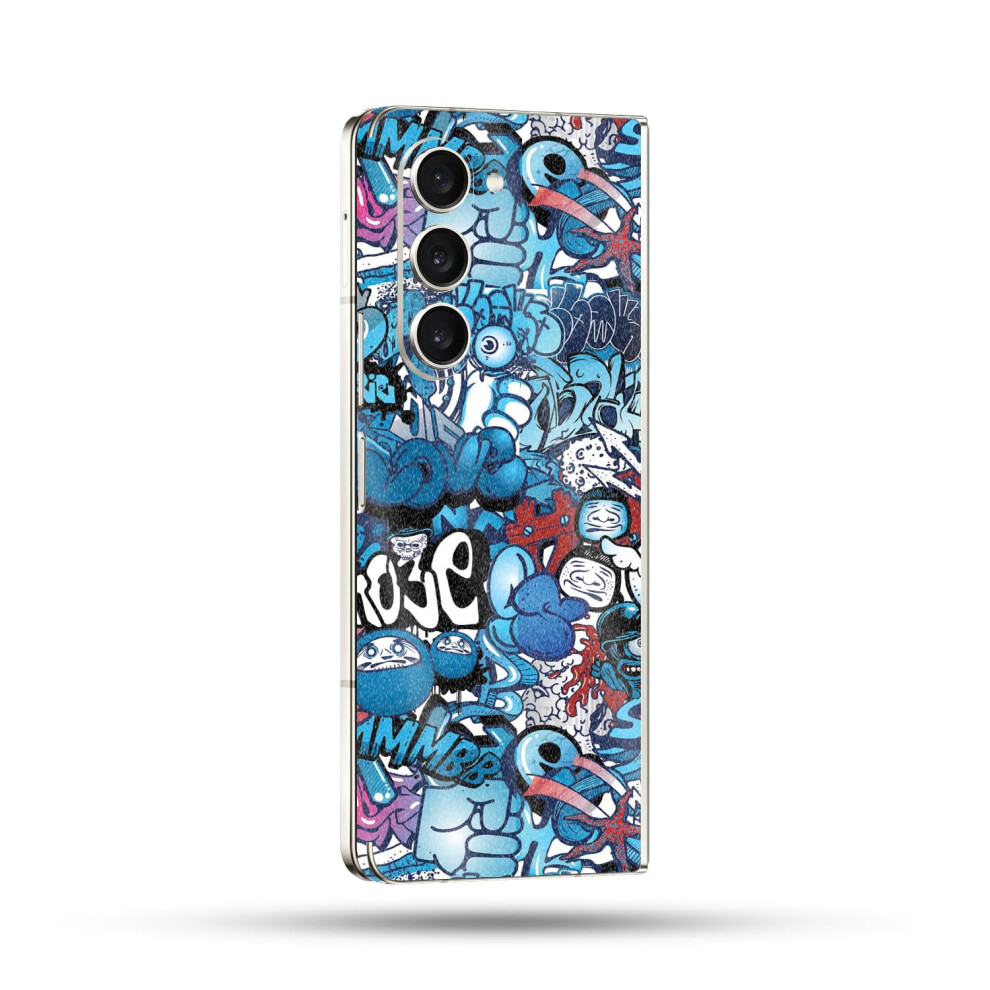 Skin Mightyskins Compatible Avec Samsung Galaxy Z Fold 5 - Puppy Fall | Protection Durable Et Unique En Vinyle | Facile Appliquer, Retirer Et-image