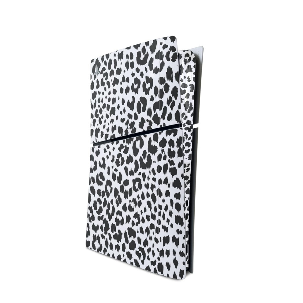 Skin Mightyskins Compatibile Solo Con La Console Playstation 5 Slim Digital Edition - Stampa Leopardo Delle Nevi | Cover Protettiva In Vinile Res-image