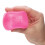 Schylling NeeDoh Nice Cube -Sensory Squeeze Toy with Super Solid Squish - 2.25"""" Cube - Pink 4