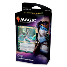 Magic The Gathering Throne of Eldraine Oko The Trickster Planeswalker Deck | Ready-to-Play | 60-Card Starter Deck