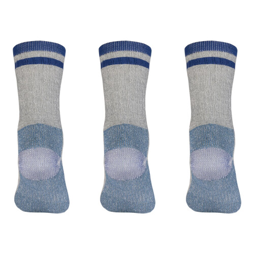 MERIWOOL Kinder-Wandersocken aus Merinowolle, 3 Paar 1