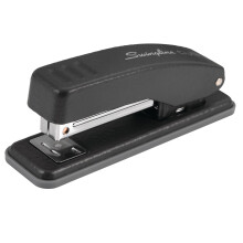 Swingline Cub Compact Desktop Stapler, Capacidade para 20 Folhas, Metal, Preto Fosco (S701068)