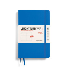LEUCHTTURM1917 - T denn pl novac 2025 Tvrd v zba Bro ovan v zba (B6+) Sky (1. janu ra - 31. decembra 2025)