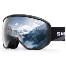SNOWER Skibriller Sf?riske OTG Anti-Fog Snow Goggles HD Snowboard Goggles med UV400 beskyttelse til m?nd, kvinder og unge