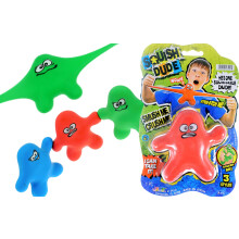 JA-RU Squish Dude Rekbare Zandgevulde Fidget (1 Assortiment) Stressverlichting Speelgoed