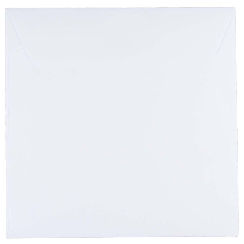 JAM PAPER 7.5 x 7.5 Square Invitation Envelopes - White - 25/Pack