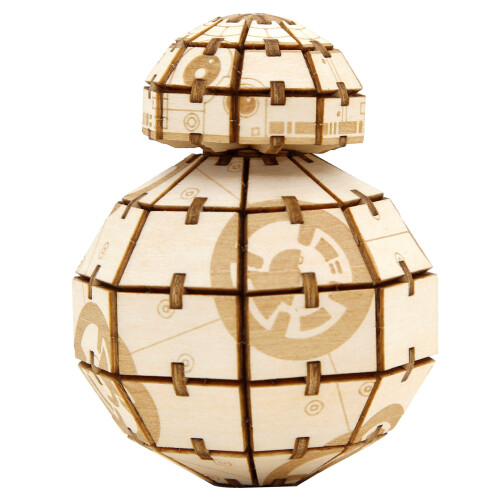 Star Wars BB-8 Quebra-Cabeça 3D de Madeira e Kit de Modelo (85 Peças) - Construa e Pinte Seu DROID 2