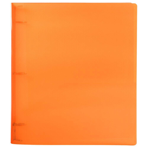 JAM Paper Plastic 1 tums prm - Orange 3 ringprm - sljs styckvis 2