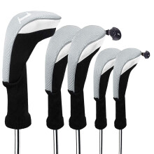 FINGER TEN Golf Club Head Covers Woods Driver Fairway Hybrid 3/4/5 Set Headcovers Heren 1 3 5 7 X Verwisselbare nummertag Geschikt voor alle Wood Clu