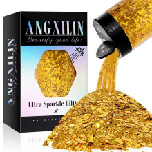 ANGXILIN Holografick robustn trpytky 190 g/6,7 oz objemn a jemn smen trpytky s laserovmi flitry pro tvorbu trpytek na vrobu perku z epoxido