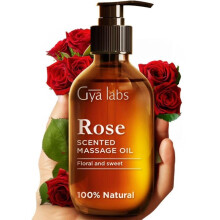 Gya Labs Rozenmassageoli? voor date-avonden - 6.76 Fl Oz - Verjongende aromatherapie lichaamsmassageolie voor mannen en vrouwen - Gemaakt met Jojoba