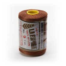 Espiga nr. 9-100% nylon Omega-snaarkoord voor breien en haken - 82 bruin