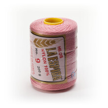 Espiga Nr. 9-100% Nylon Omega String Koord voor Breien en Haken - 52 Old Rose