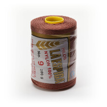 Espiga nr. 9-100% nylon Omega-snaarkoord voor breien en haken - 46 Kastanje