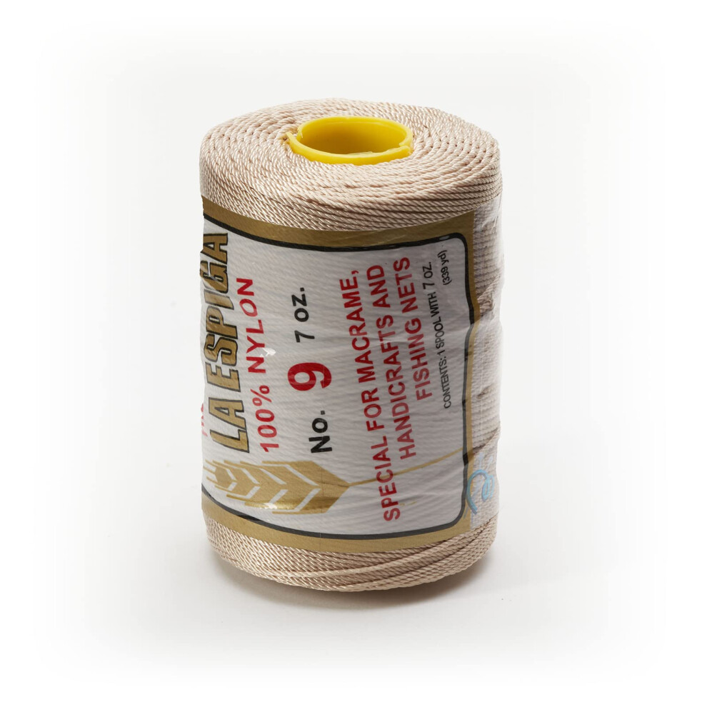 Espiga No. 9-100% Nylon Omega Draad voor Breien en Haken - 44 Walnoot