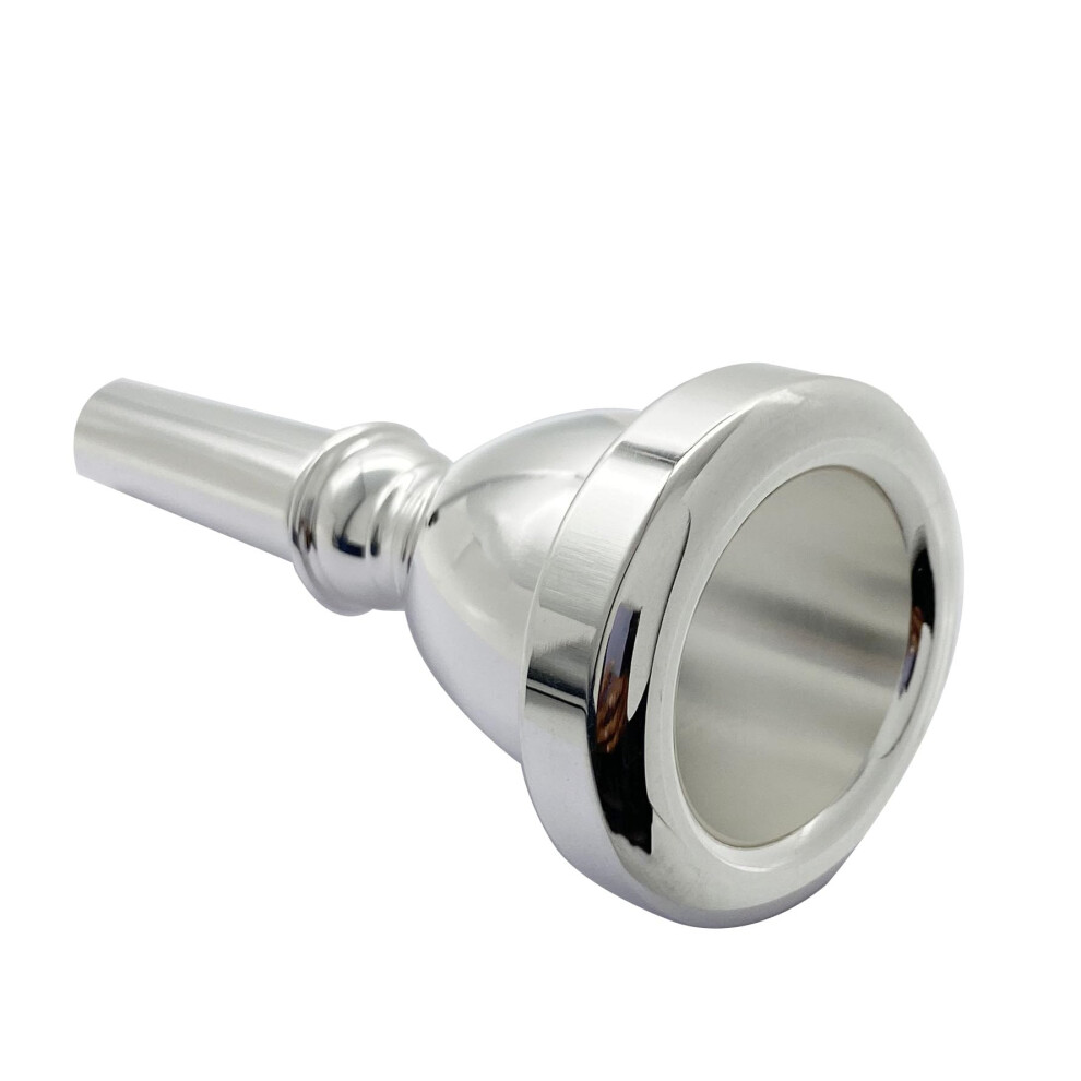 Missmore Bocchino Per Tuba Placcato Argento Di Alta Qualità, Migliora Le Tue Prestazioni Con Qualità Del Suono E Durata Superiori-image