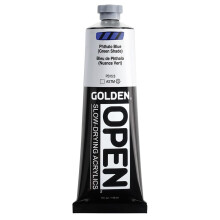 OPEN Slow-Drying Acrylics by GOLDEN Phthalo Blue/G.S. 5 fl oz. tube Professional Acrylic Paint Transparent