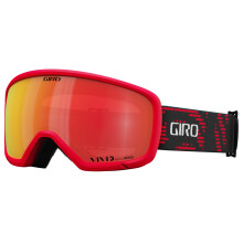 Giro Ringo Skibriller - Snowboardbriller til m?nd, kvinder og unge - R?d rumklangsrem med VIVID Ember-linse