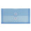 JAM PAPER Envelopes Plásticos com Fecho de Botão e Corda - #10 - 5 1/4 x 10 - Azul - 12/Pack 1