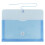 JAM PAPER Envelopes Plásticos com Fecho de Botão e Corda - #10 - 5 1/4 x 10 - Azul - 12/Pack 2